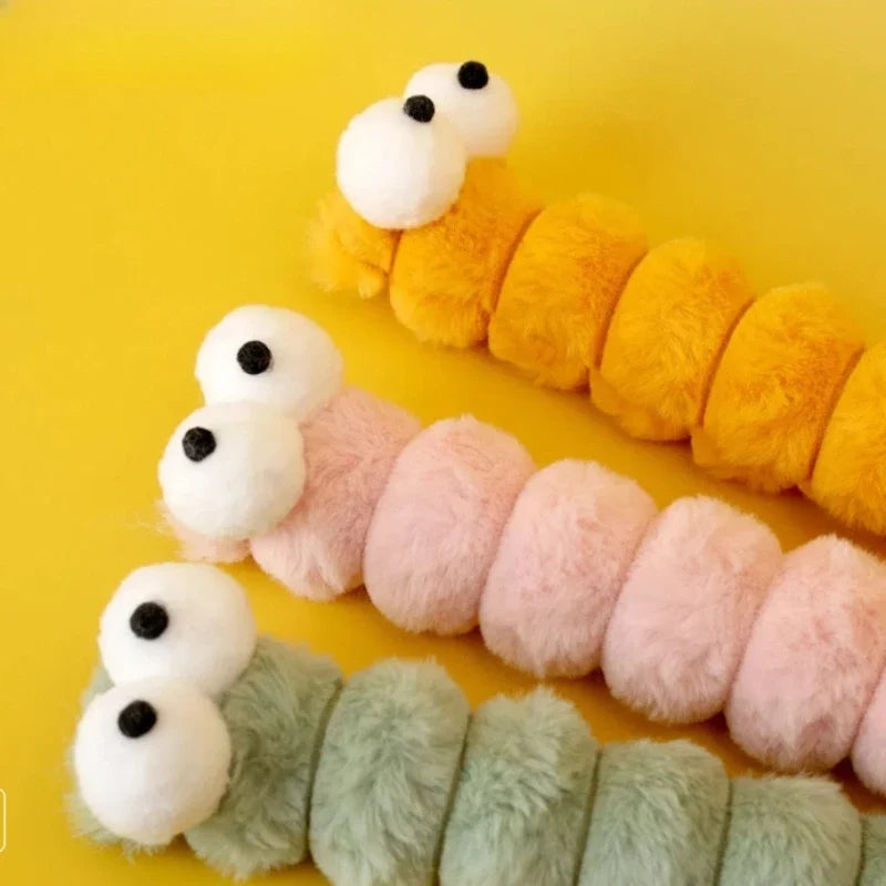 Plush Caterpillar Catnip Toy for Cats