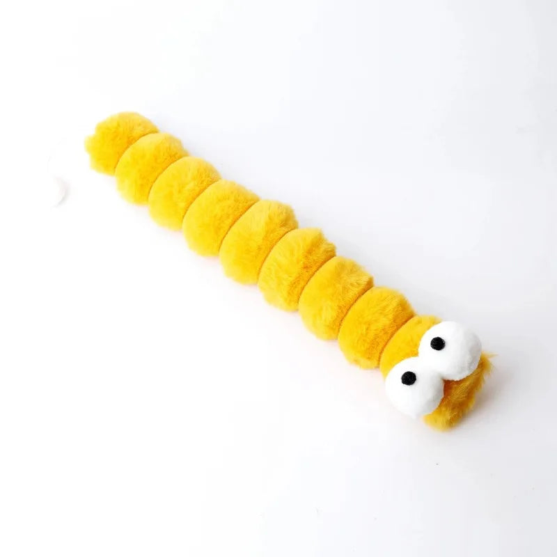 Plush Caterpillar Catnip Toy for Cats