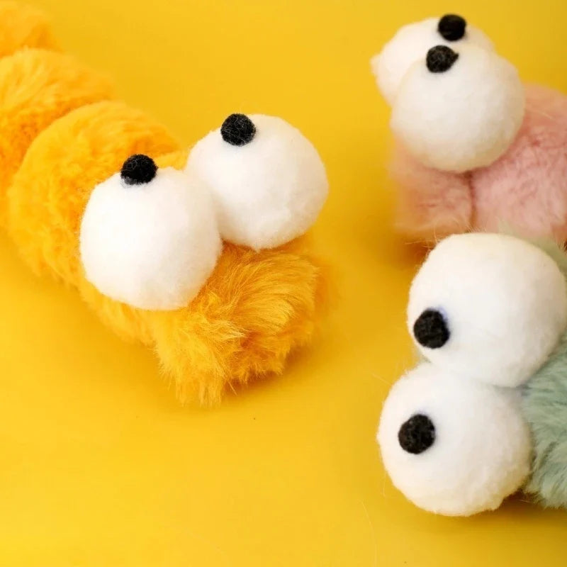 Plush Caterpillar Catnip Toy for Cats